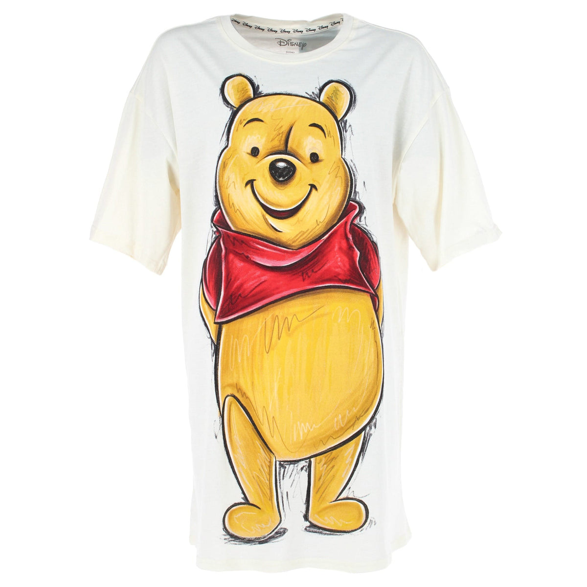 Jerry Leigh Juniors Disney Winnie the Pooh  Oversized Tee Shirt