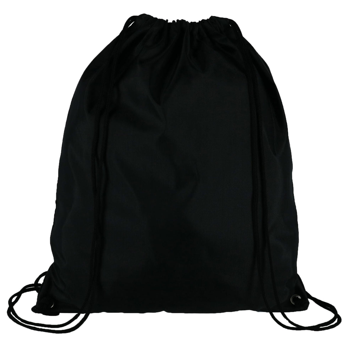 Disney Minnie Mouse Face Drawstring Backpack Bag - Black