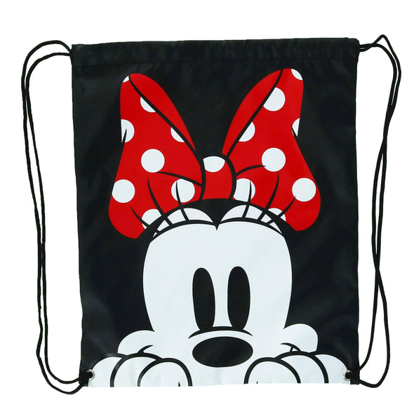 Minnie Mouse Face Drawstring Backpack Bag