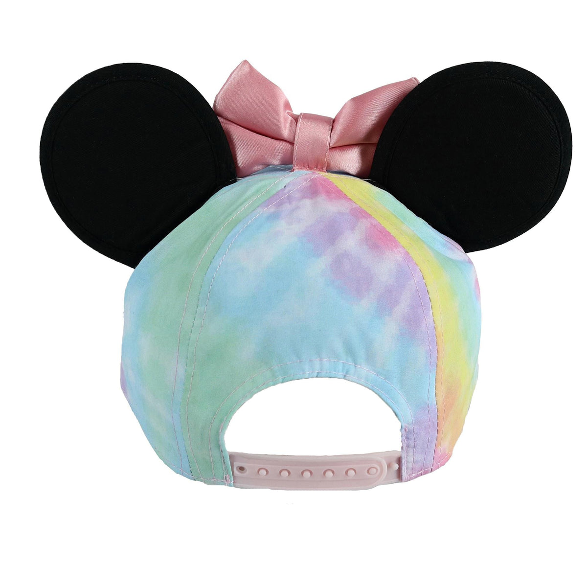 Jerry Leigh Disney Kids Tie Dye Minnie Mouse Baseball Cap with Bow and Ears - Multi
