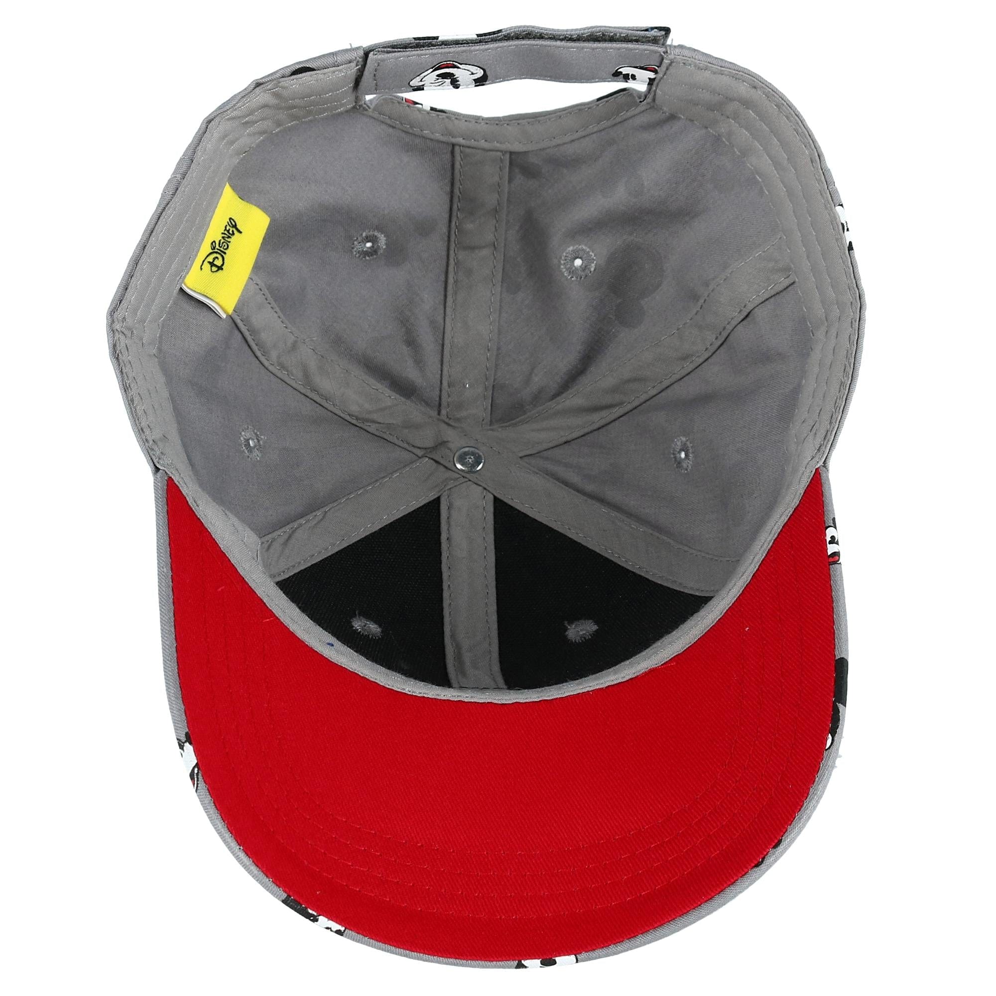 Jerry Leigh Disney Kids' Mickey Mouse Print Baseball Cap - Grey