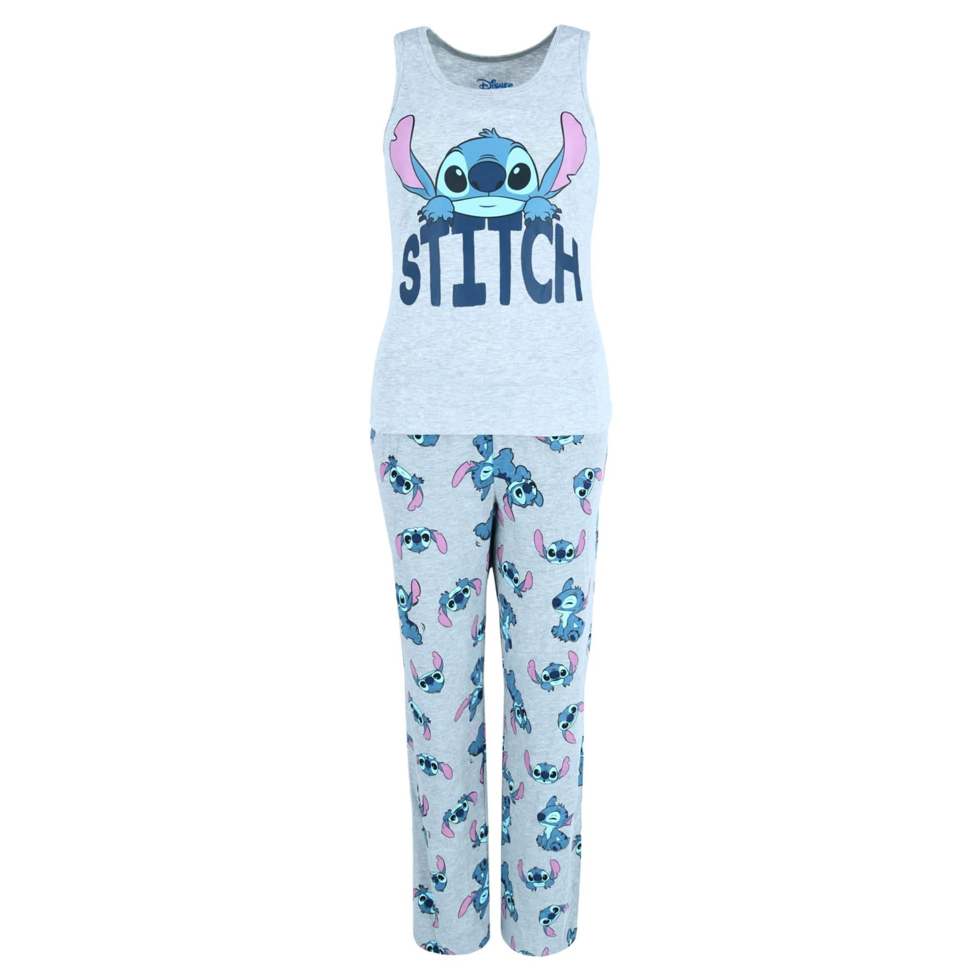 Jerry Leigh Women's Stitch Tank and Lounge Pant Pajama Set - Women's Stitch Tank and Lounge Pant Pajama Set