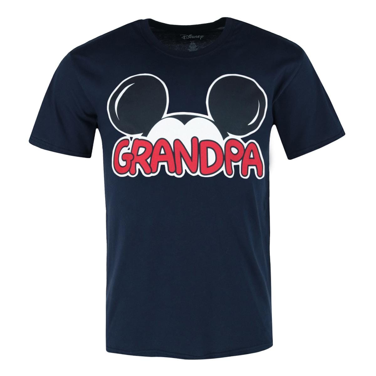 Jerry Leigh Men's Mickey Mouse Grandpa Family T-Shirt - Navy Disney