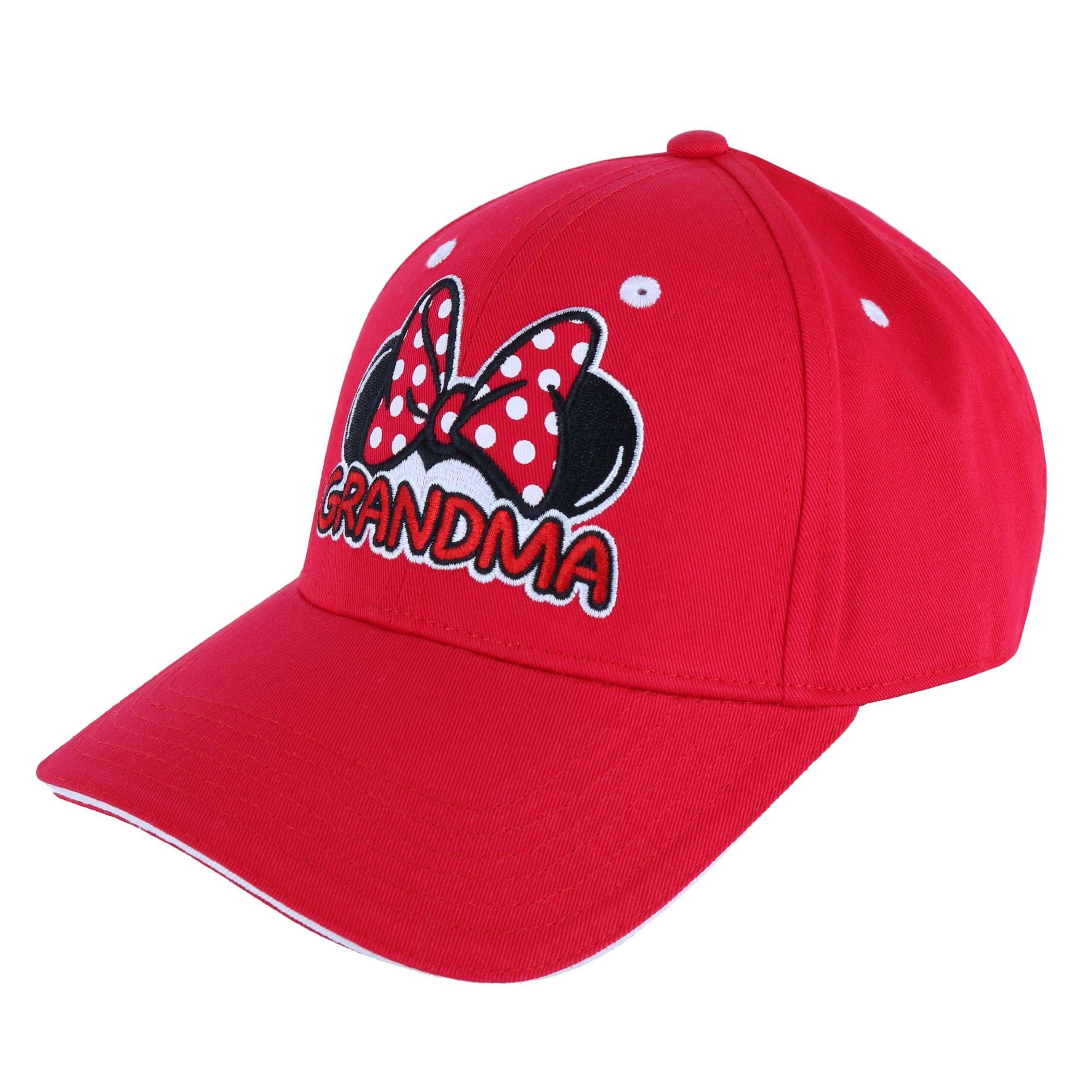 Jerry Leigh Women's Minnie Mouse Grandma Baseball Cap - Red