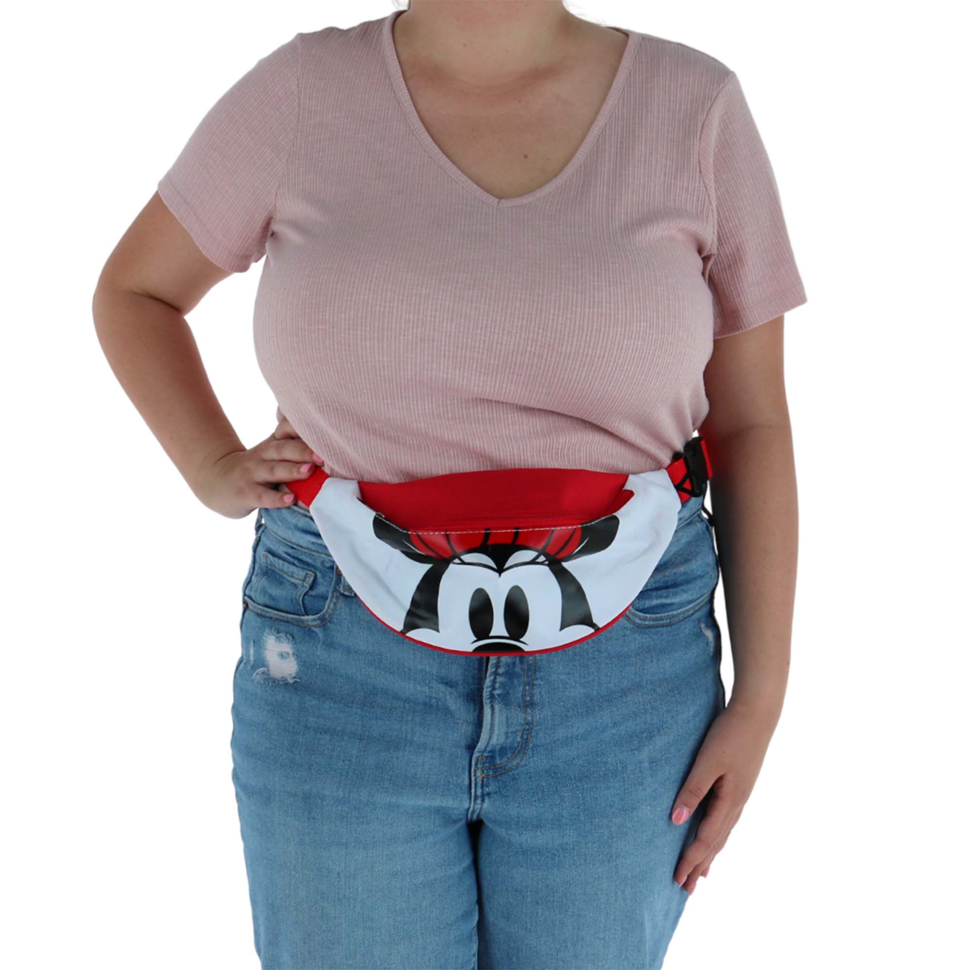 Jerry Leigh Peeking Minnie Mouse Waistpack - Red