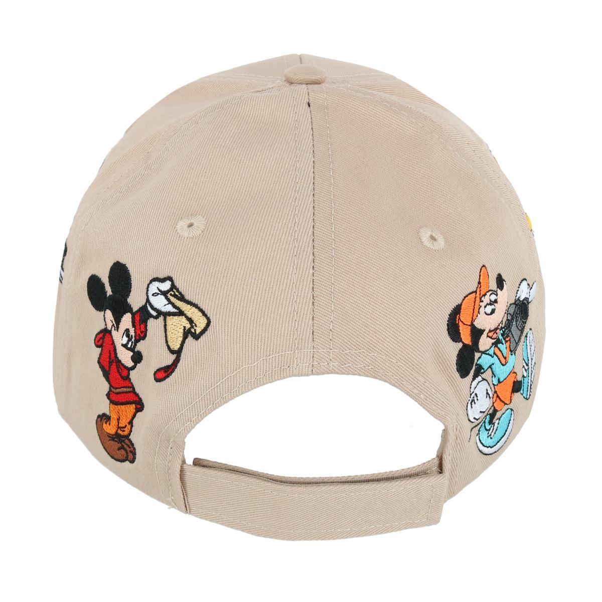 Jerry Leigh Unisex Mickey Mouse Through the Years Baseball Hat - Tan