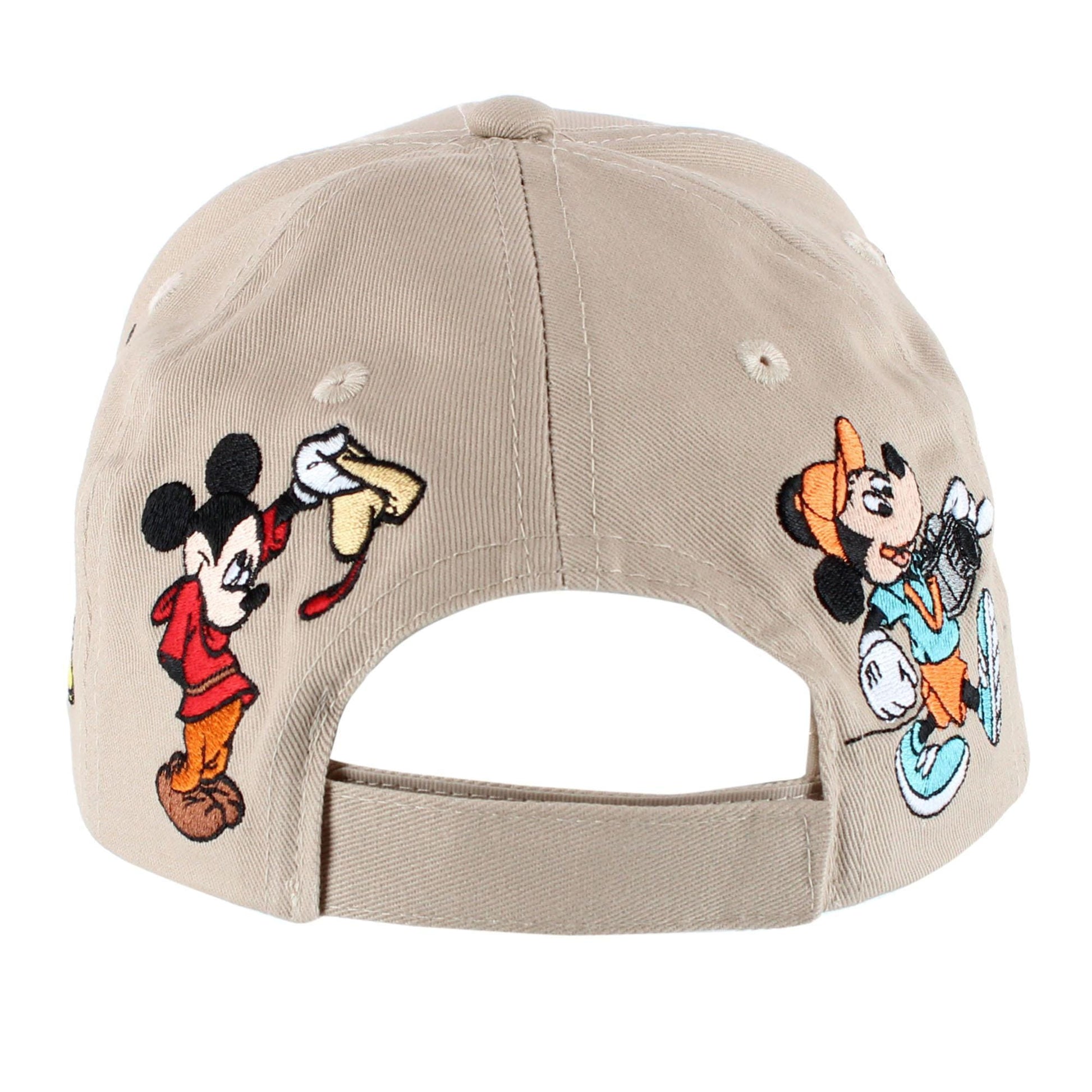 Jerry Leigh Kid's Mickey Through the Years Baseball Cap - Tan