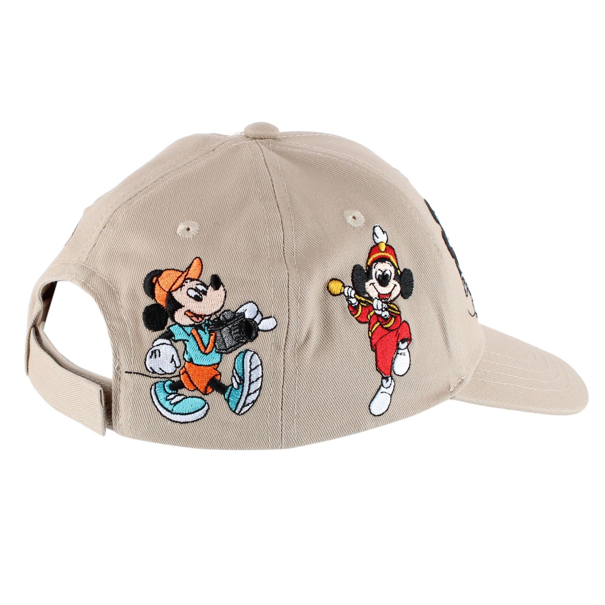 Jerry Leigh Kid's Mickey Through the Years Baseball Cap - Tan
