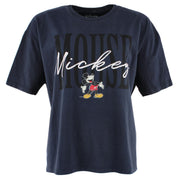 Unisex Mickey Mouse Script Signature T-Shirt