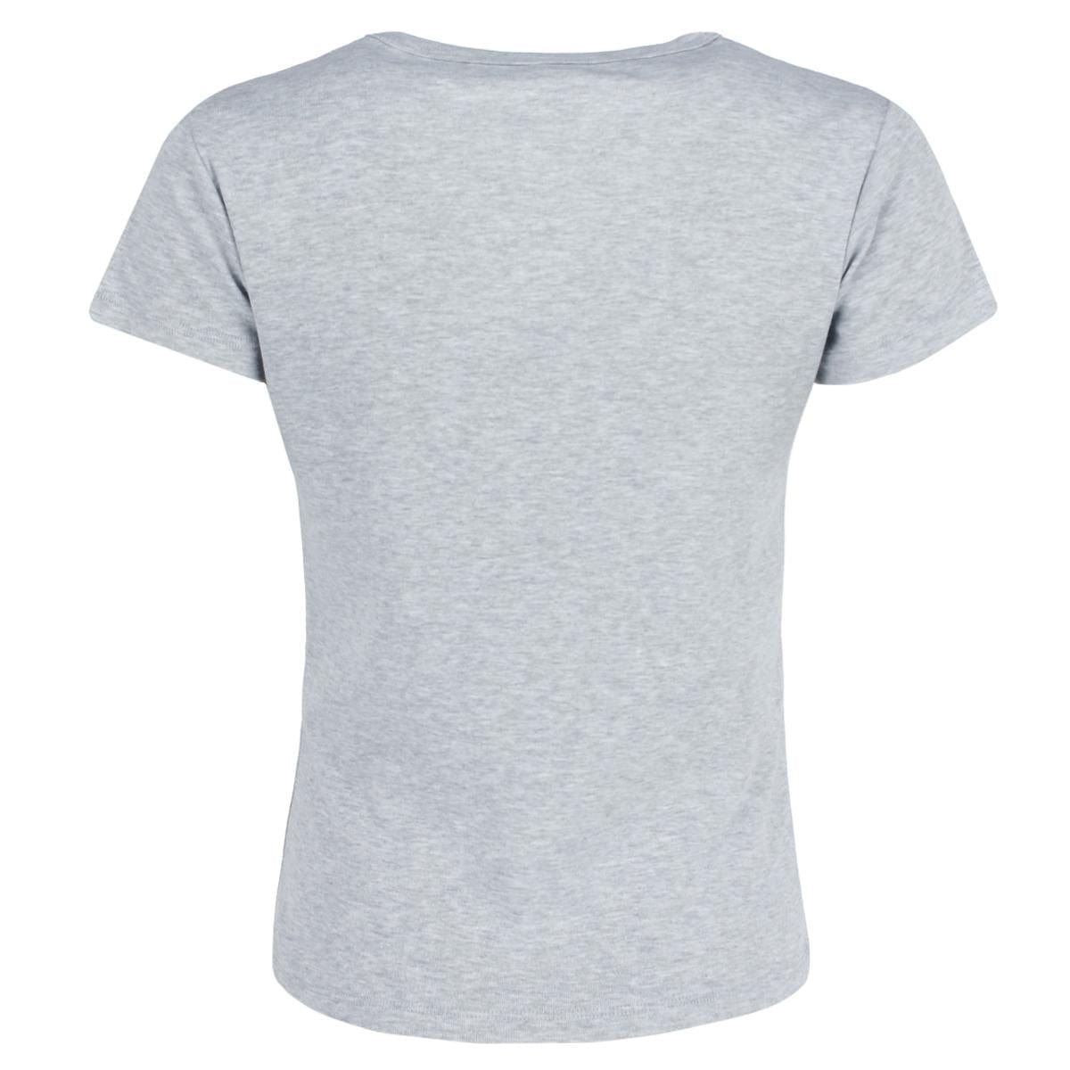 Jerry Leigh Women's Plus Size Disney Mickey Crewneck Short Sleeve Tee - Grey