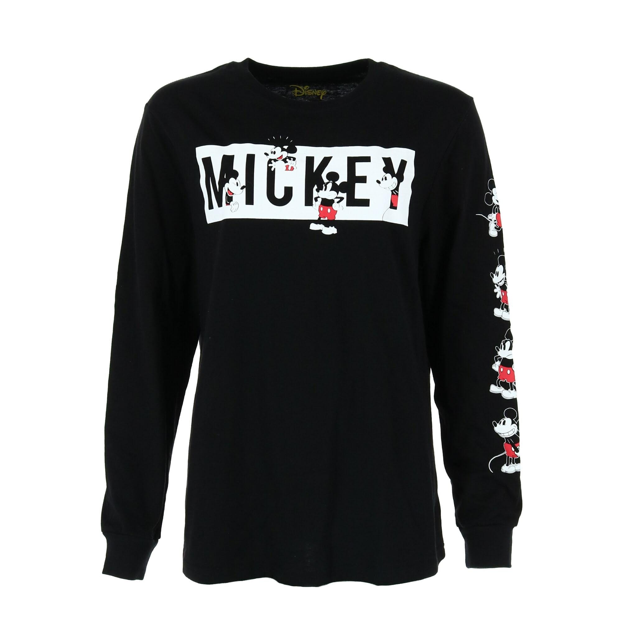 Jerry Leigh Disney Adult Many Mickey Long Sleeve Top - Disney Adult Many Mickey Long Sleeve Top