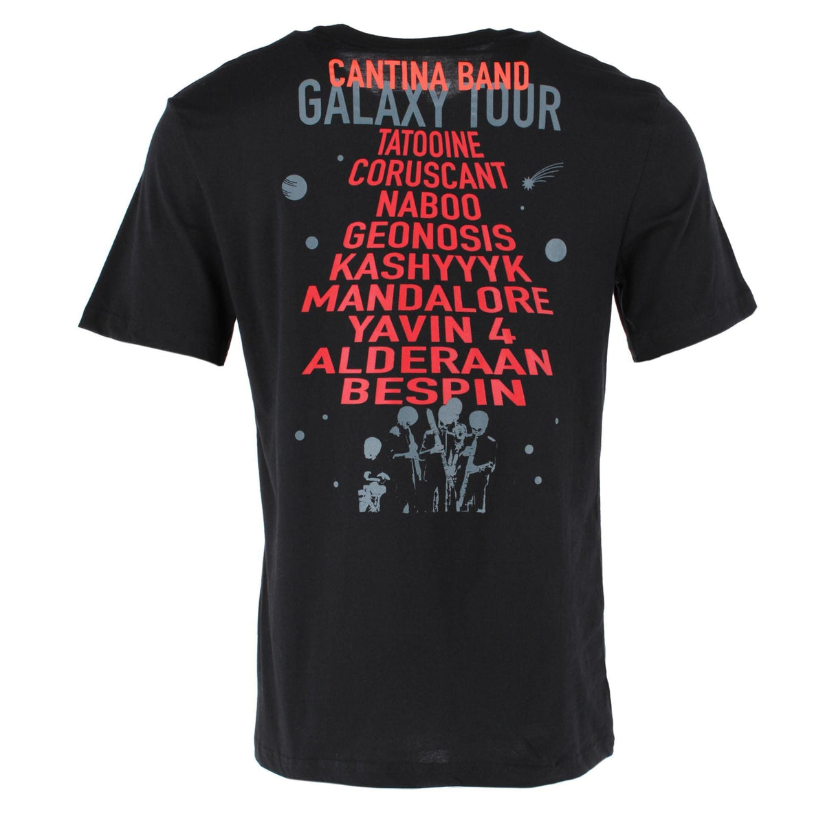 Jerry Leigh Men's Star Wars Cantina Band Live Band Tee - Black