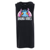 Women's Ohana Vibes Stitch Sleeveless Hooded Shirt Gown