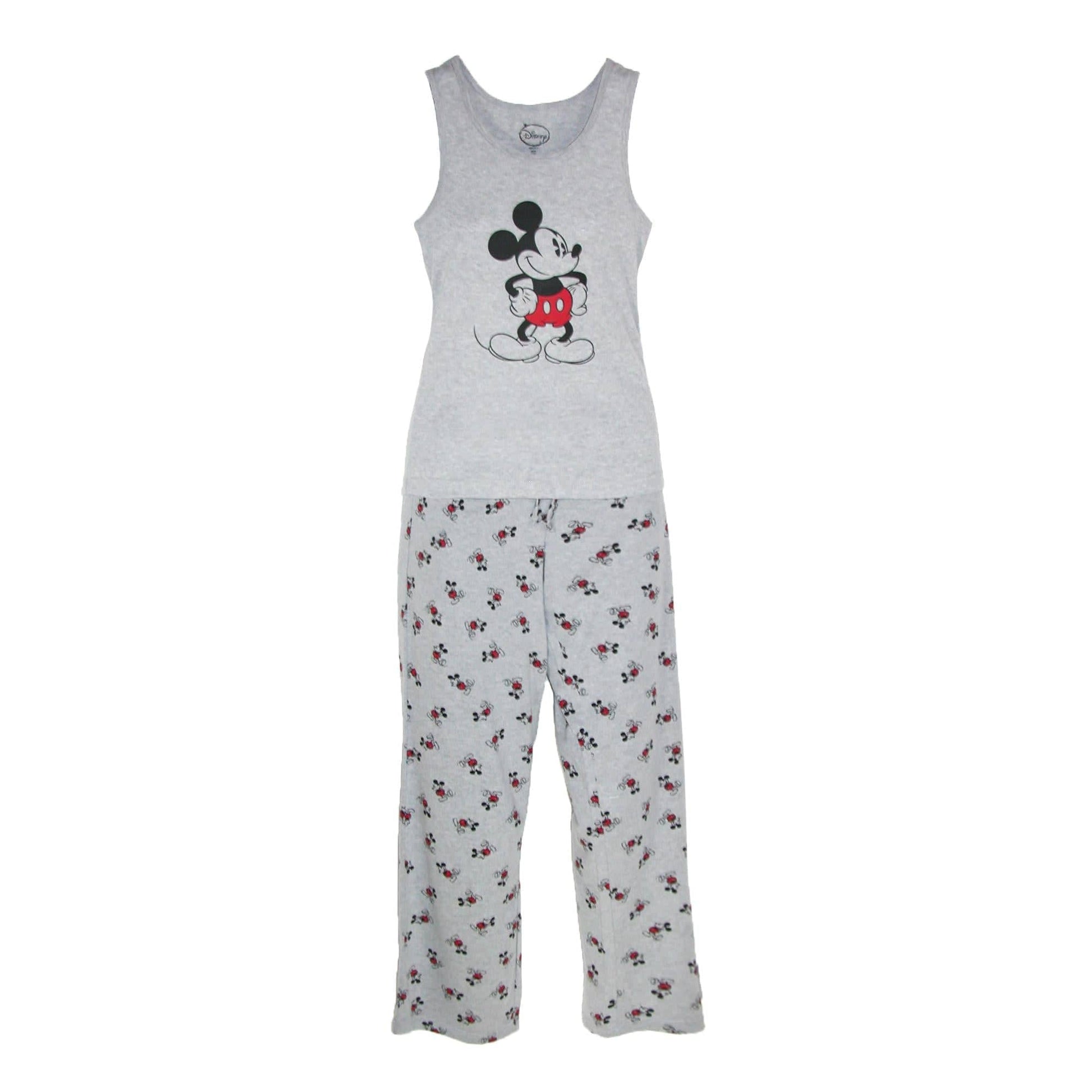 Disney Mickey Mouse Women's Tank and Pant Pajama Set - Mickey Mouse Women's Tank and Pant Pajama Set