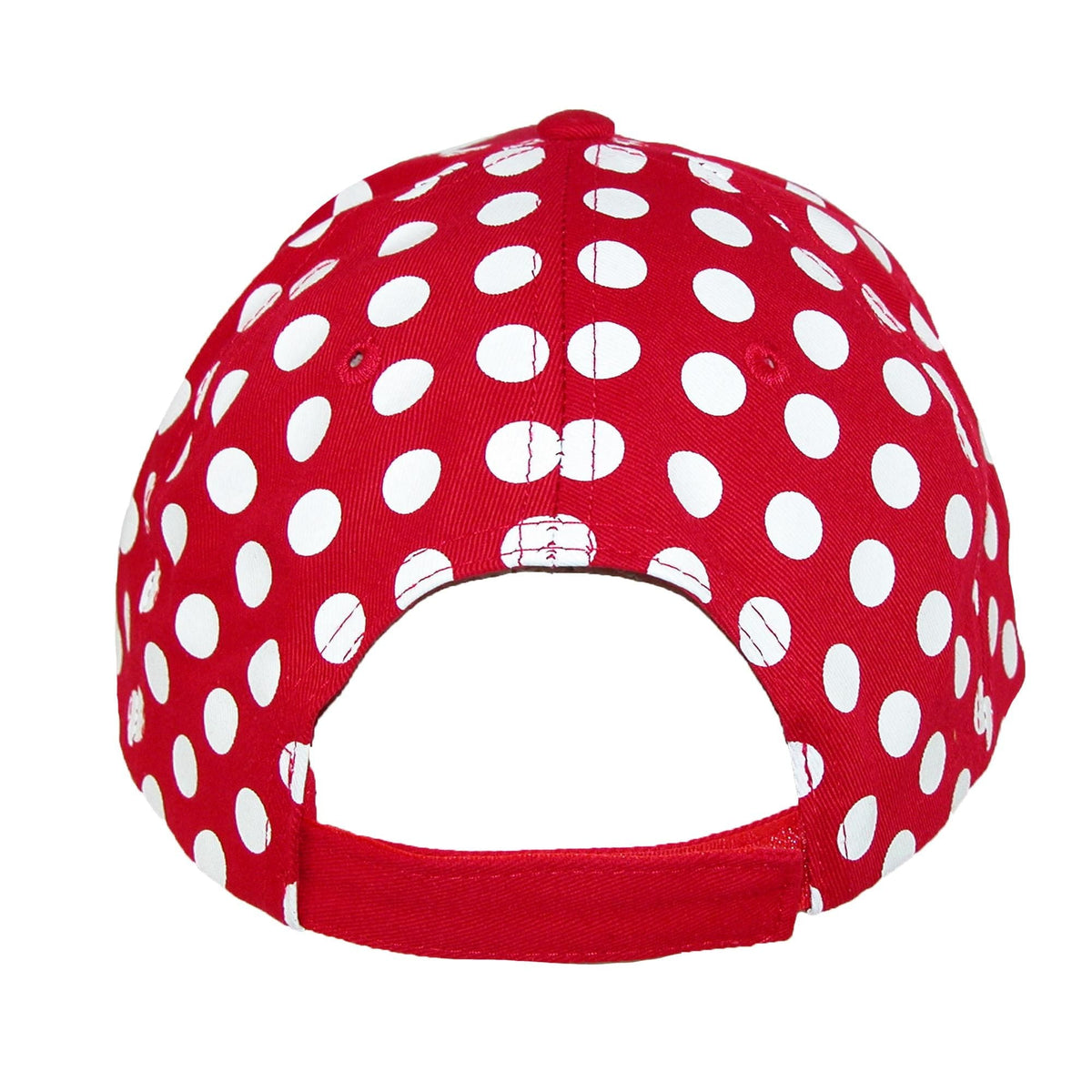 Disney Women's Minnie Mouse Polka Dots Baseball Hat - Red