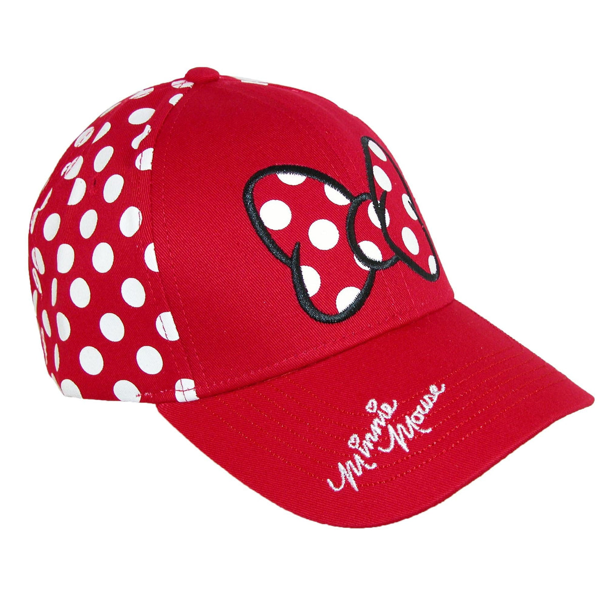 Disney Women's Minnie Mouse Polka Dots Baseball Hat - Women's Minnie Mouse Polka Dots Baseball Hat