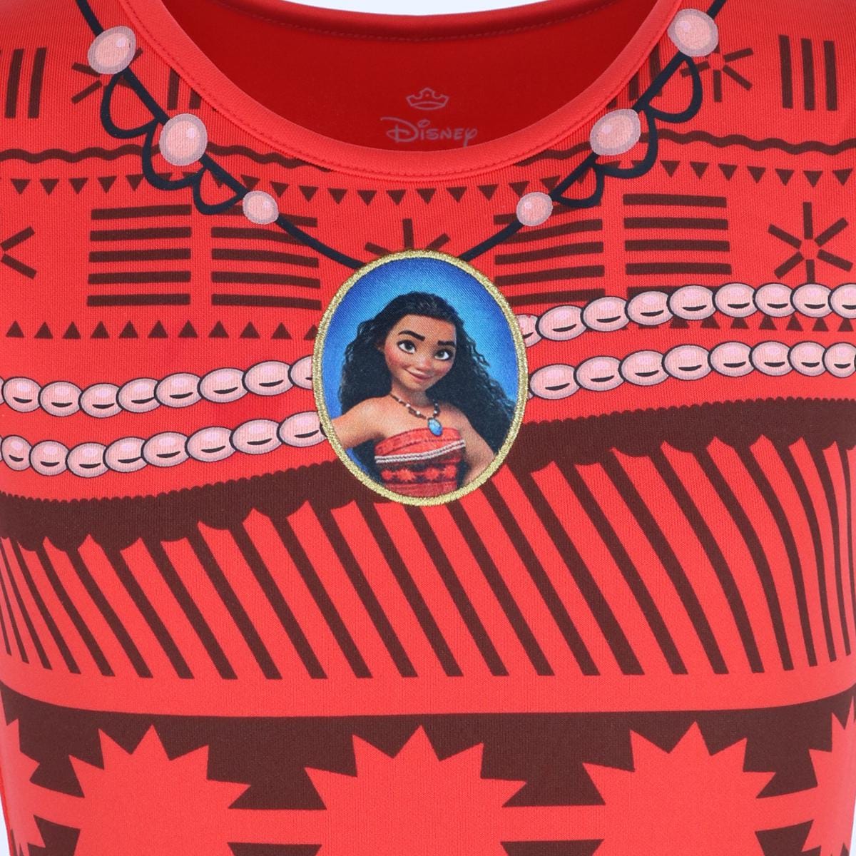 Jerry Leigh Girl's Disney Moana Princess Cosplay Tutu Dress - Red