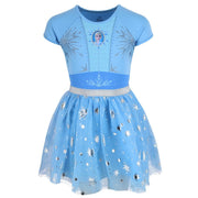 Toddler Girl's Disney Frozen Elsa Princess Cosplay Tutu Dress