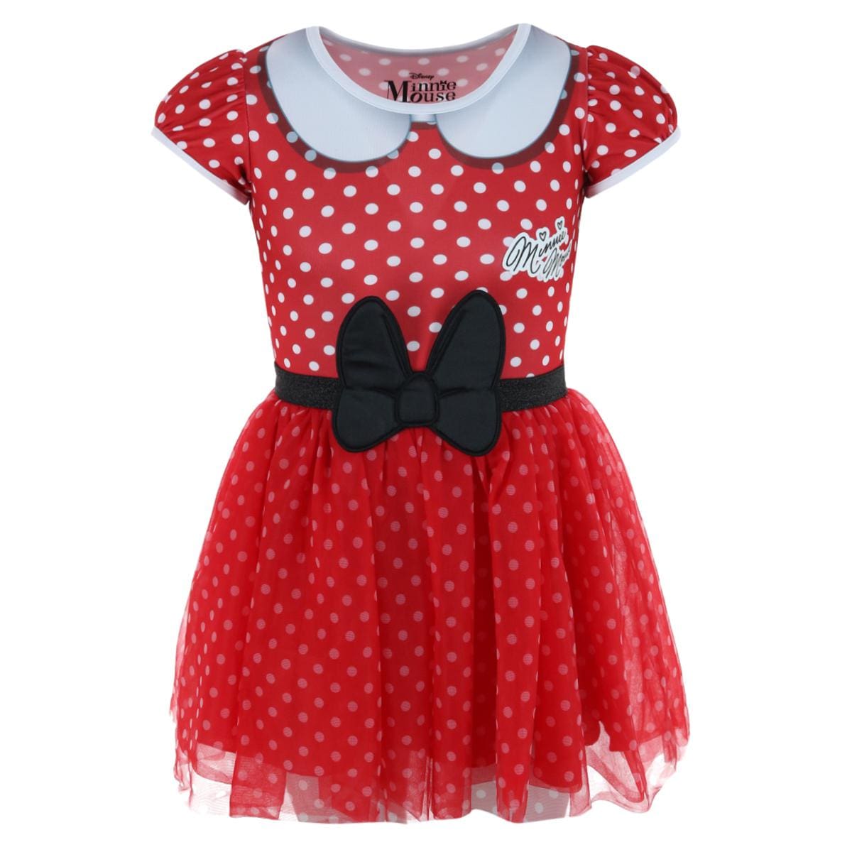 Jerry Leigh Girl's Disney Minnie Mouse Polka Dot Cosplay Tutu Dress - Girl's Disney Minnie Mouse Polka Dot Cosplay Tutu Dress
