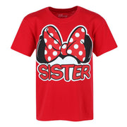 Disney Girl's Sister Minnie Mouse Family T-Shirt