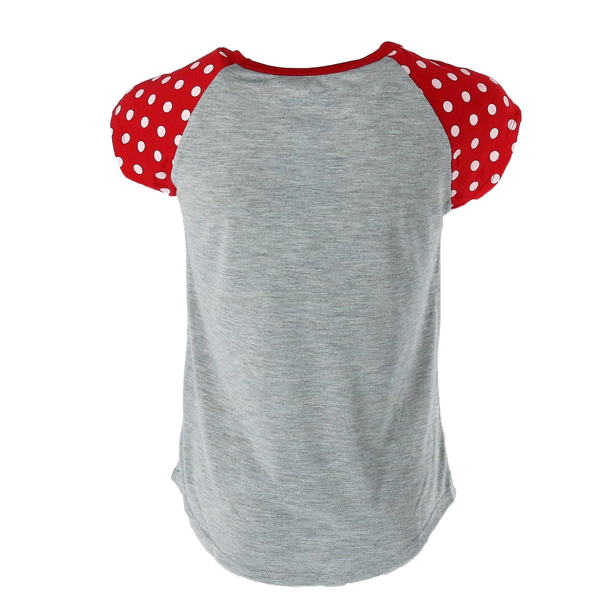 Disney Youth Minnie Mouse Peeking Pocket Tee Shirt - Light Grey