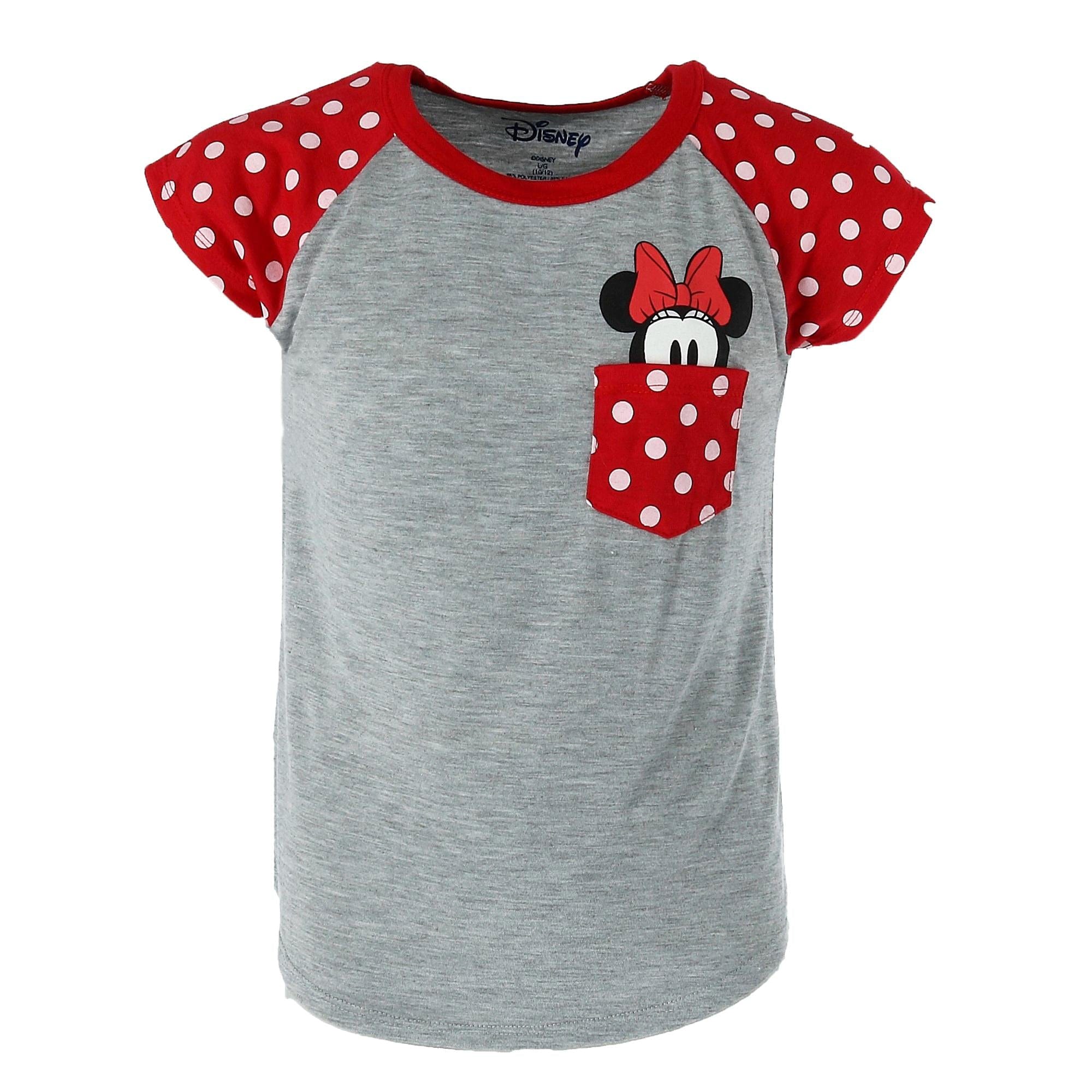 Disney Youth Minnie Mouse Peeking Pocket Tee Shirt - Youth Minnie Mouse Peeking Pocket Tee Shirt