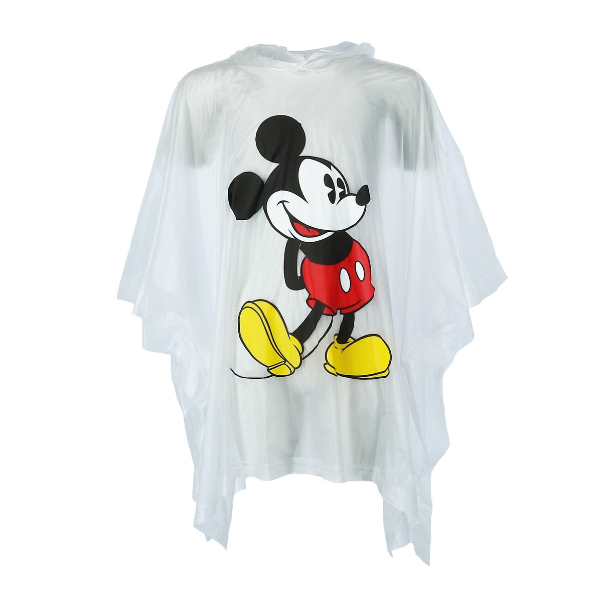 Jerry Leigh Disney Kid's Classic Mickey Mouse Rain Poncho - Disney Kid's Classic Mickey Mouse Rain Poncho