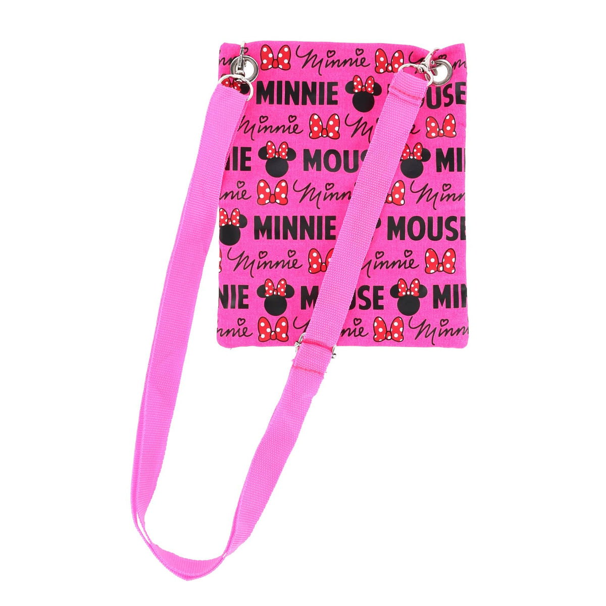 Jerry Leigh Disney Minnie Mouse Ears & Bow Passport Crossbody Bag - Pink