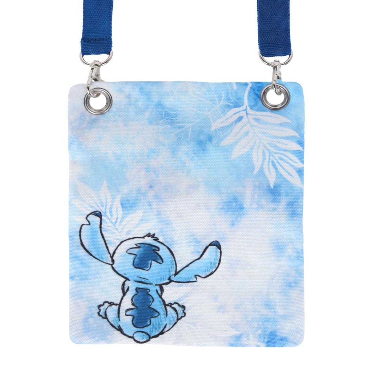 Jerry Leigh Disney Stitch Blue Passport Crossbody Bag - Blue