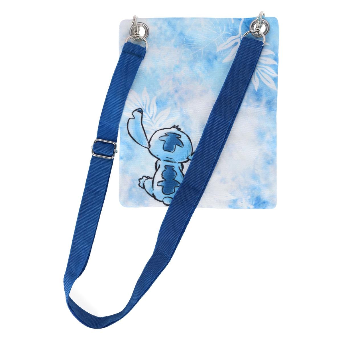 Jerry Leigh Disney Stitch Blue Passport Crossbody Bag - Blue