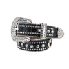 Girl's Studded Heart Western Style Belt