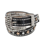 Girl's Studded Star Western Style Belt