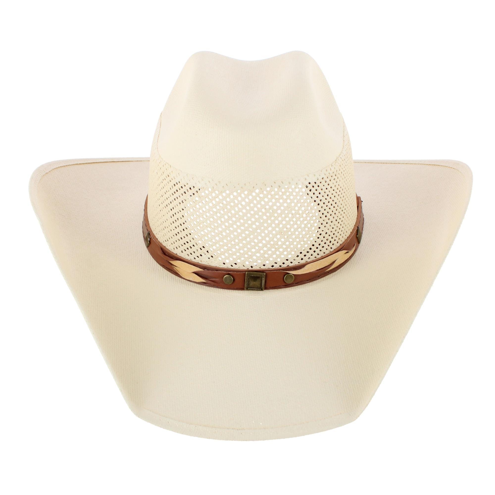 CTM® Men's Canvas Cowboy Western Hat - Men's Canvas Cowboy Western Hat