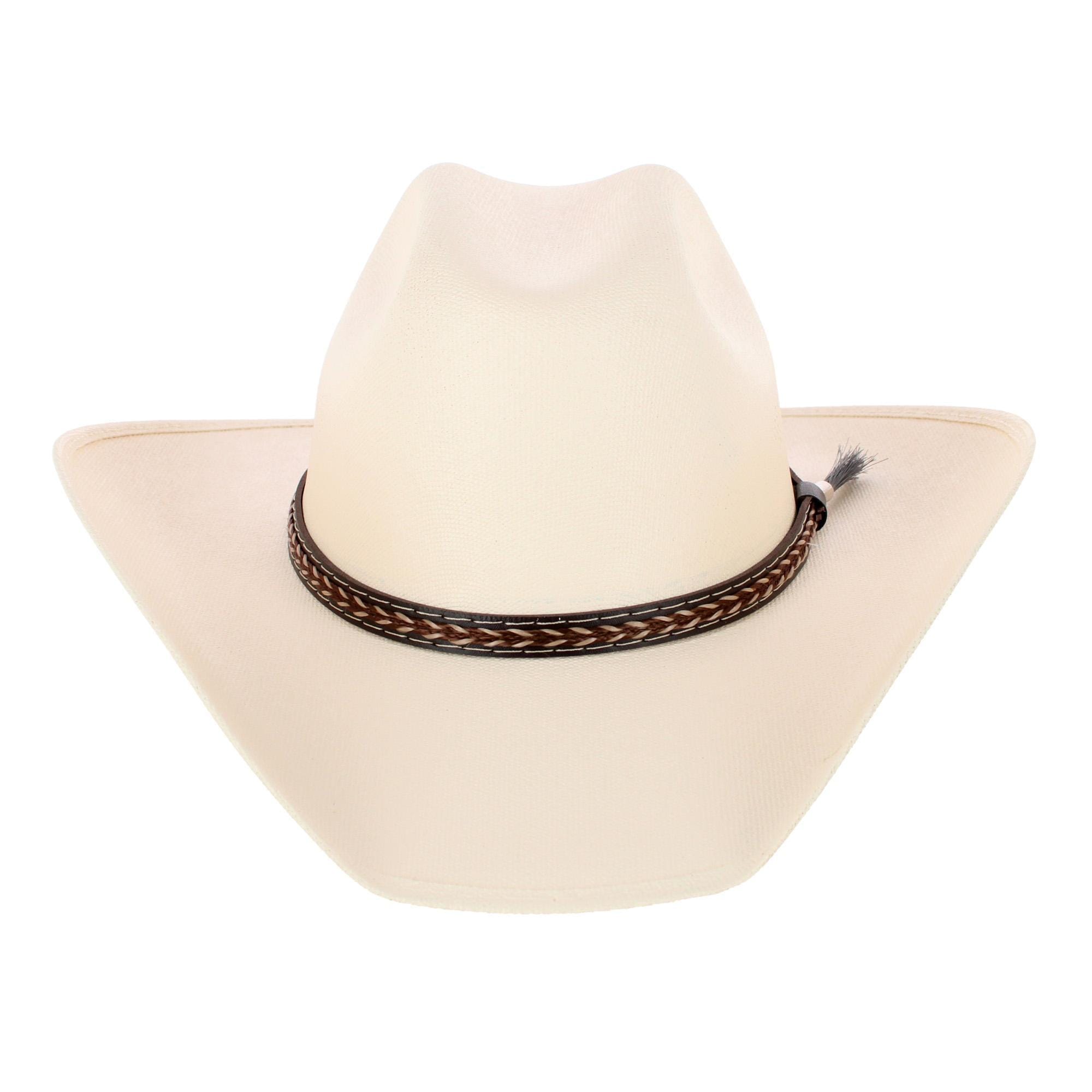 CTM® Kids Canvas Chihuahua Cowboy Hat - White