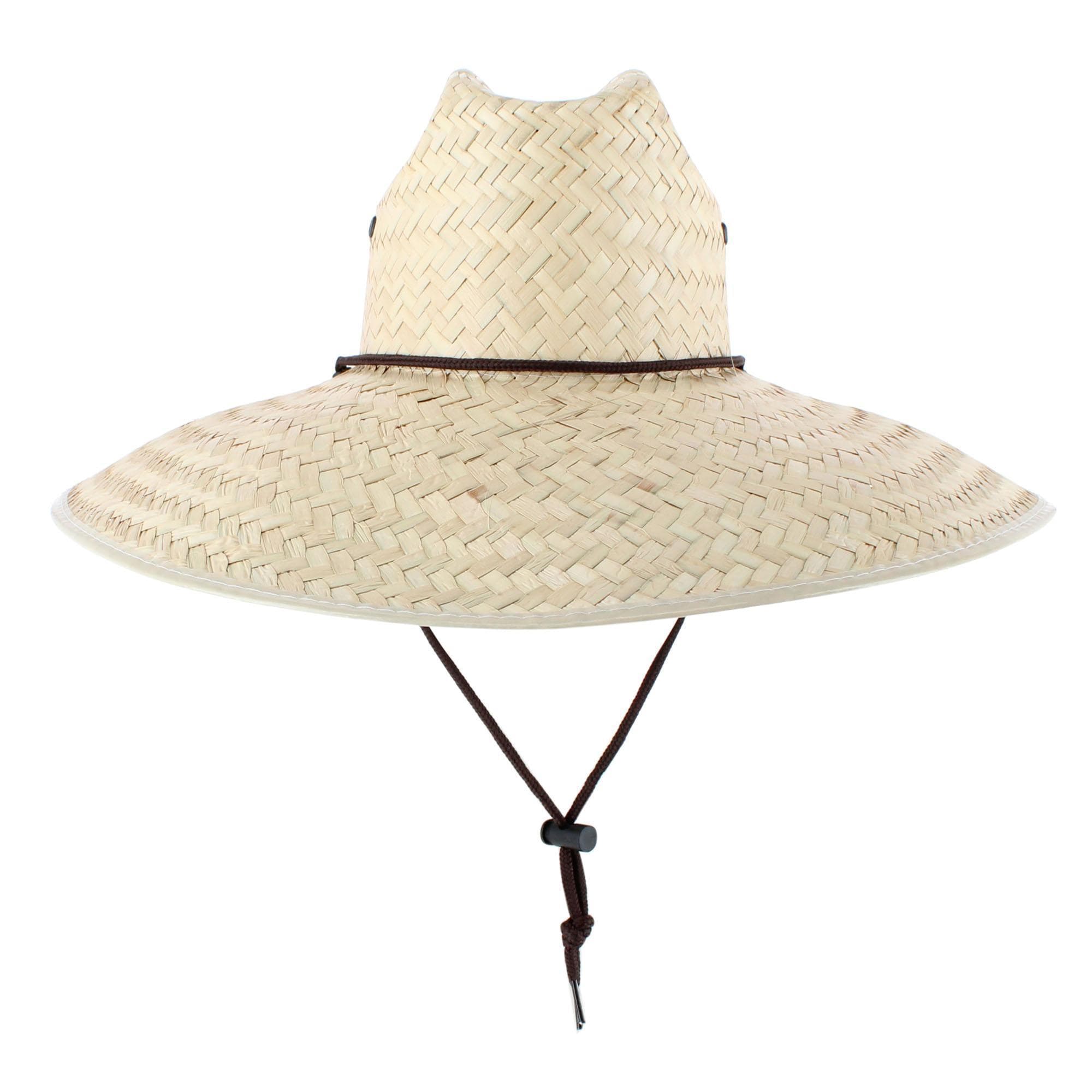 CTM® Unisex Palm Leaf Lifeguard Hat