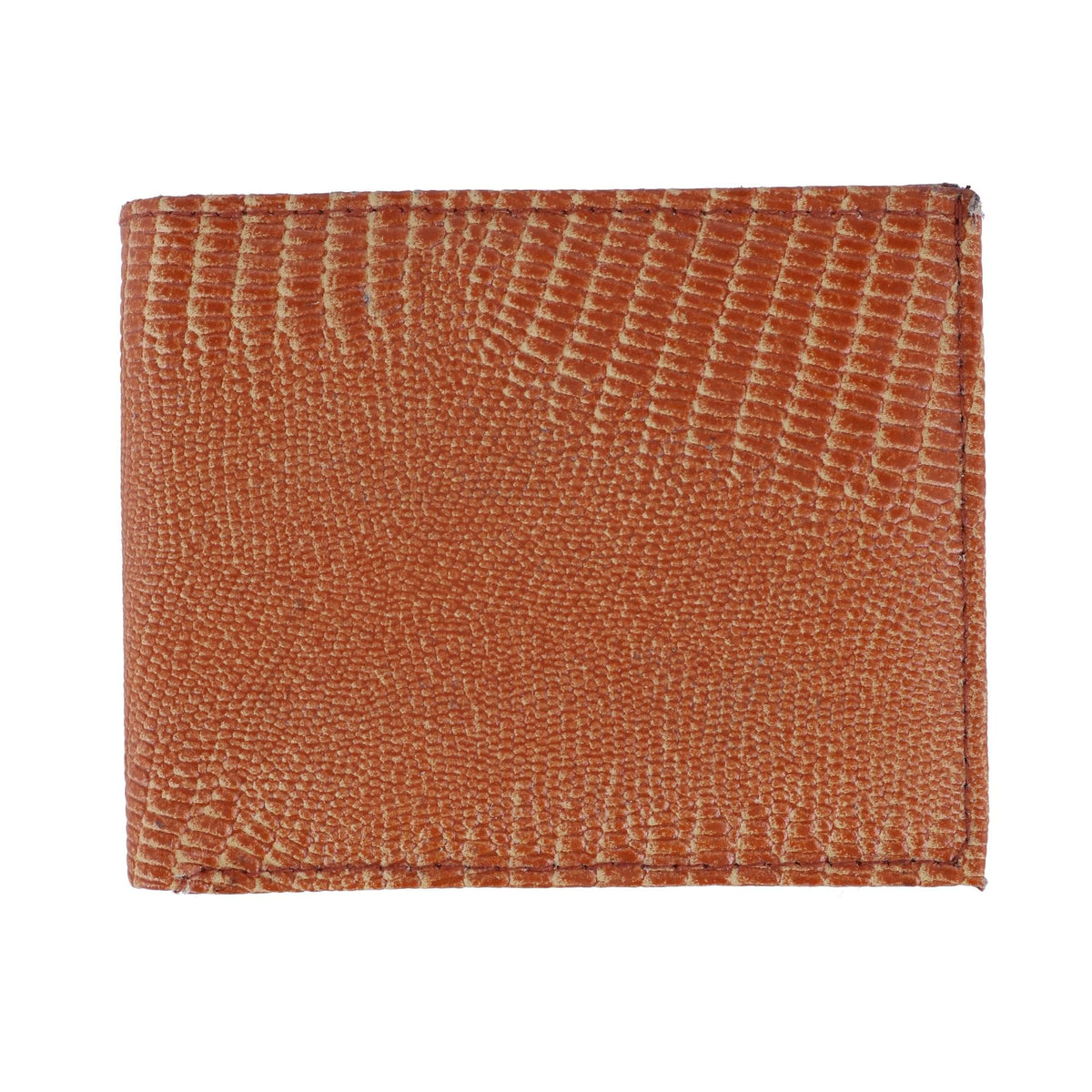 CTM® Men's Lizard Print Bifold Wallet