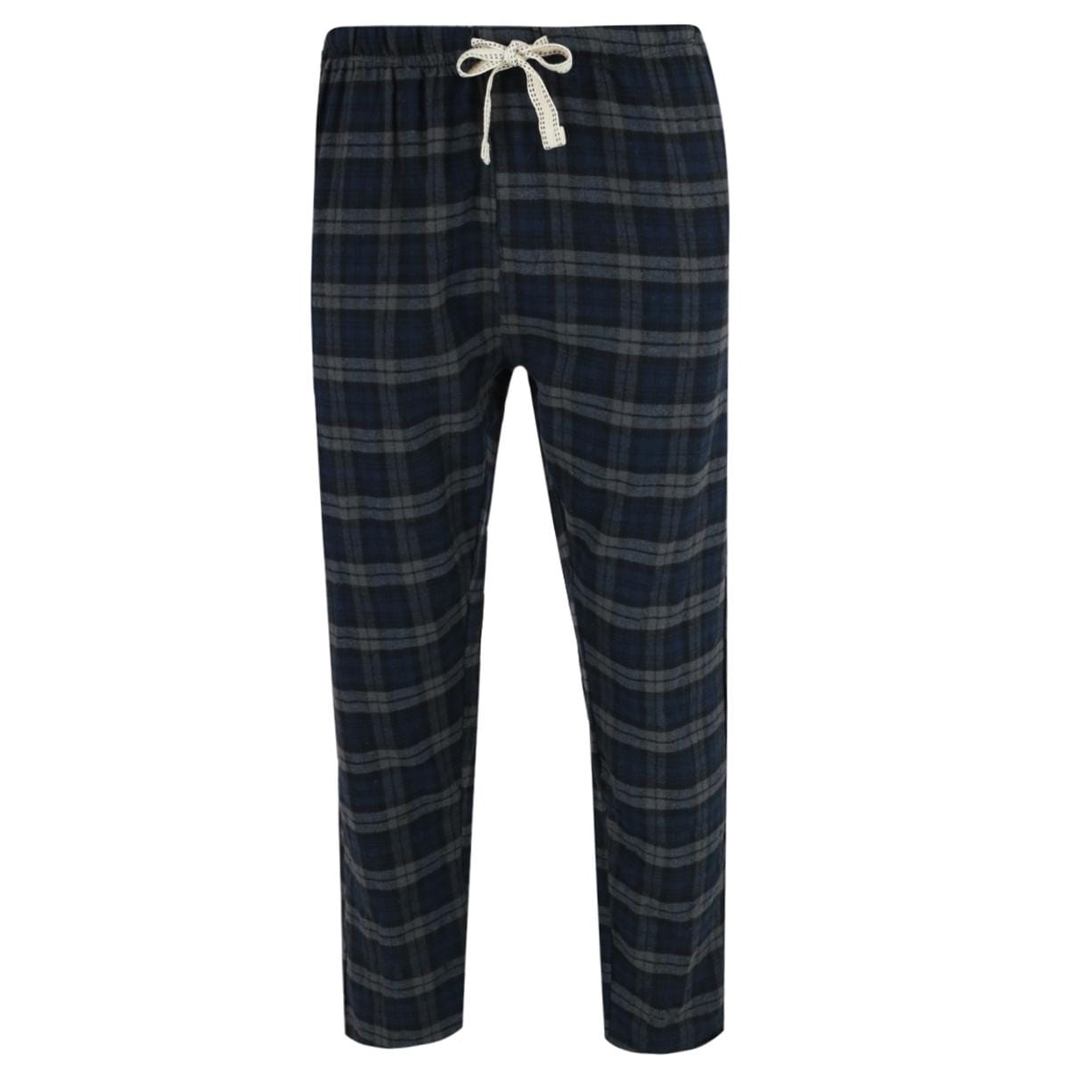 Bottoms Out Men's Plaid Flannel Open Bottom Pants - Men's Plaid Flannel Open Bottom Pants