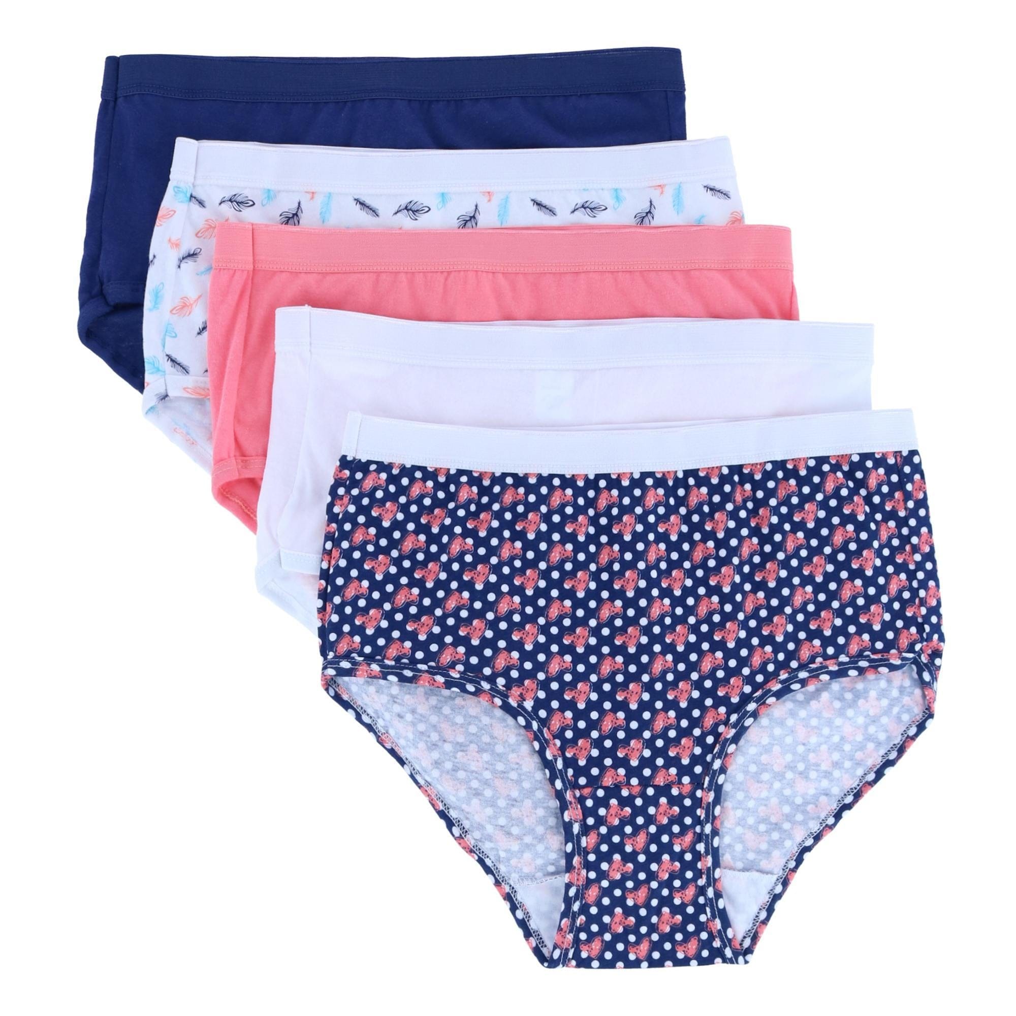 Women's Cotton Brief Underwear (Pack of 5) by Chili Peppers