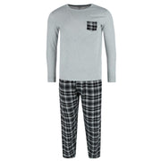 Men's Long Sleeve and Flannel Pant Pajama Set