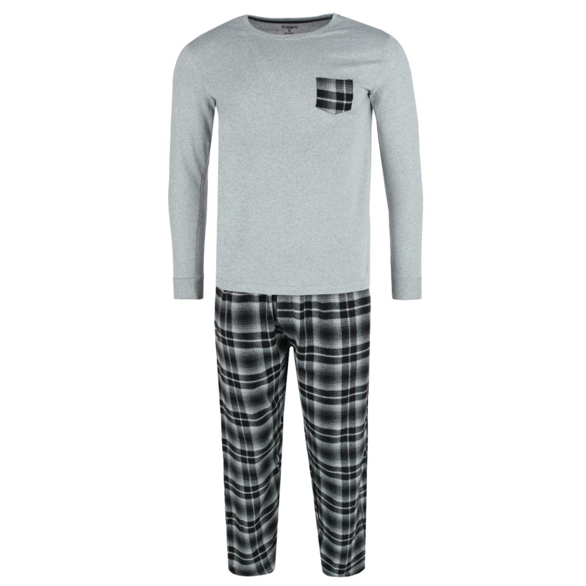 Outdoor Life Men's Long Sleeve and Flannel Pant Pajama Set - Men's Long Sleeve and Flannel Pant Pajama Set
