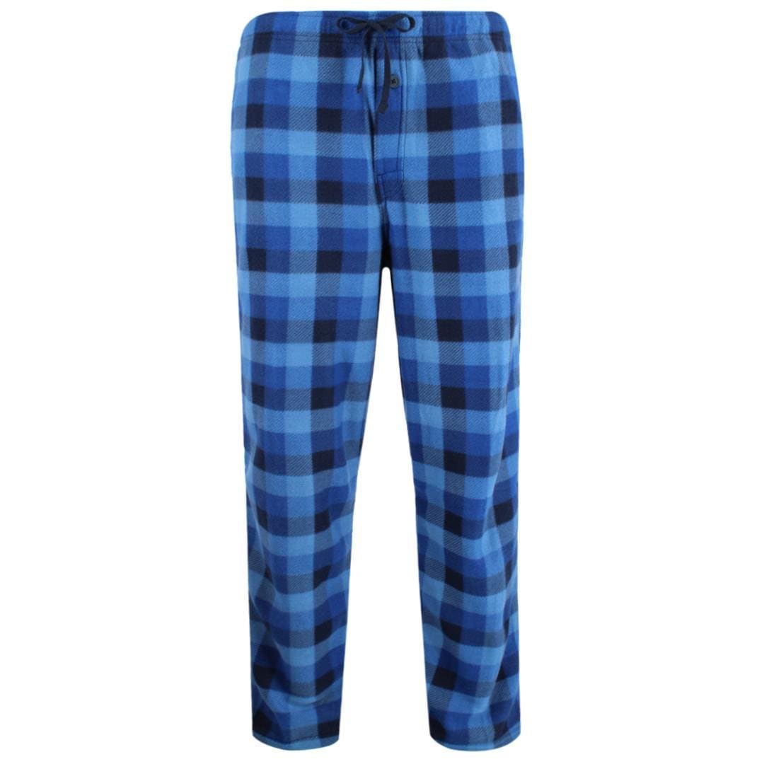 Fruit of the Loom Men's Flannel Pajama Pant (Pack of 2) - Blue Plaid