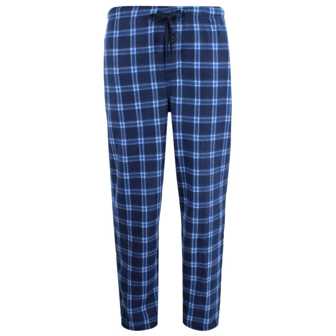 Fruit of the Loom Men's Flannel Pajama Pant (Pack of 2) - Blue Plaid