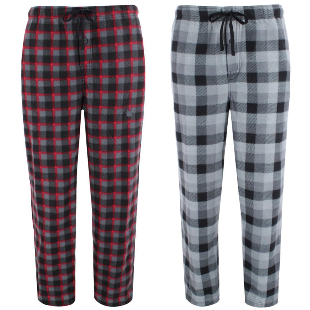 Fruit of the Loom Men's Big &Tall 2 Pack Flannel Pajama Pants - Men's Big &Tall 2 Pack Flannel Pajama Pants