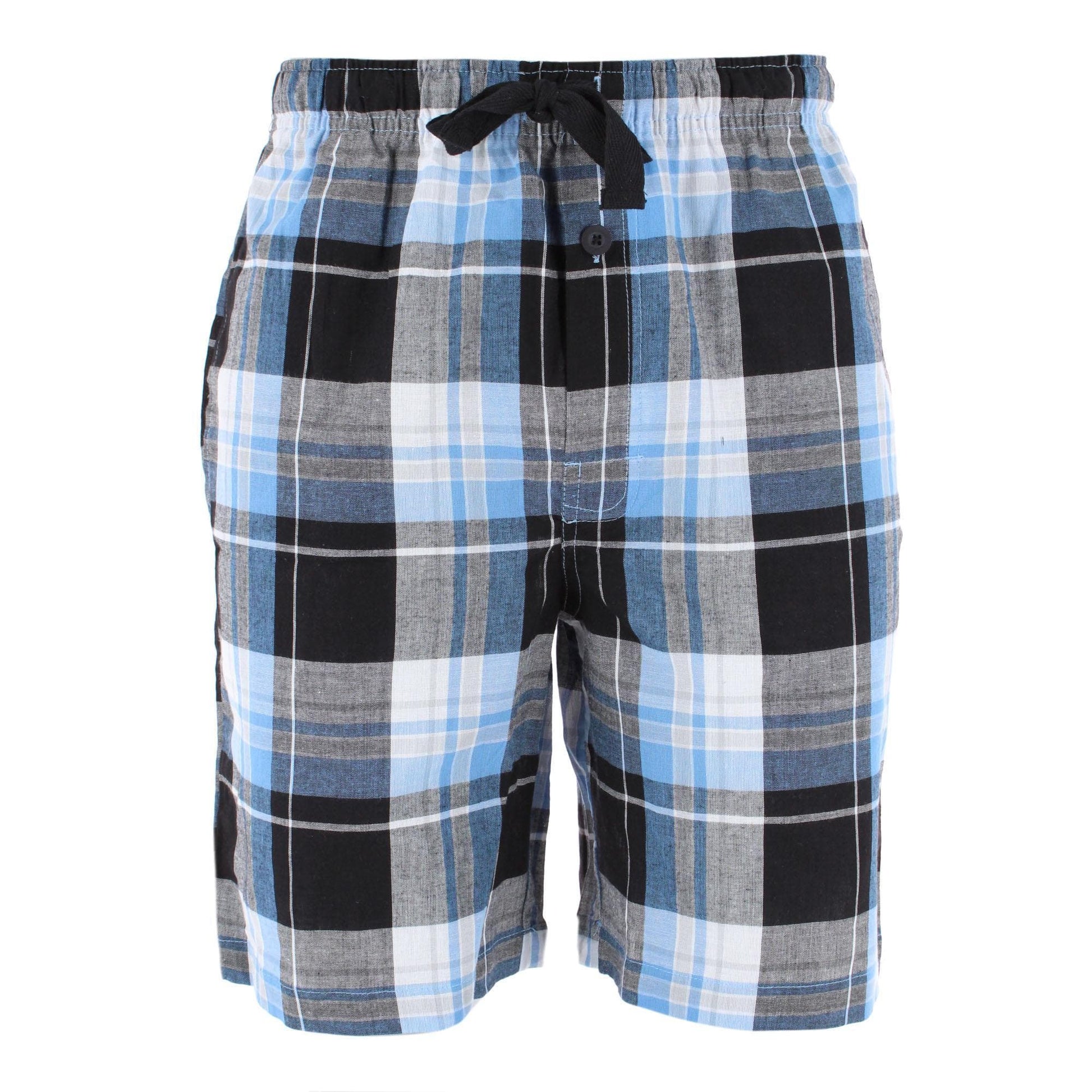 Fruit of the Loom Men's Broadcloth Pajama Shorts 2-Pack - Black