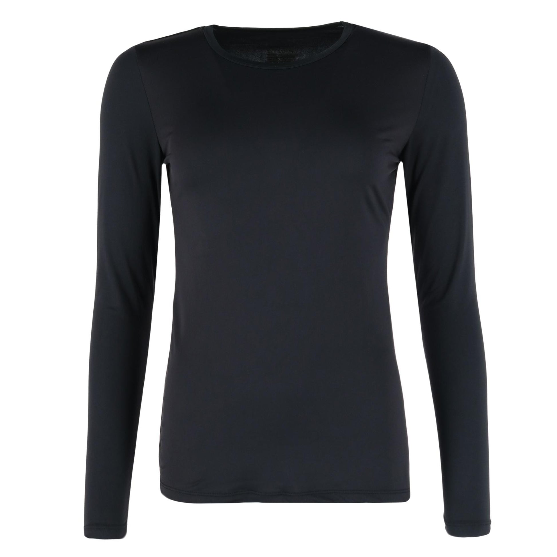 Cuddl Duds Women's Plus Size Stretch Long Sleeve Thermal Crewneck Top