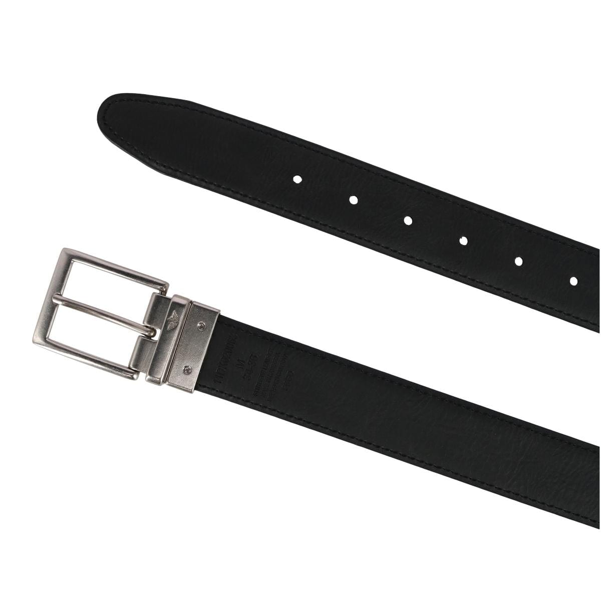 Dockers Men's Reversible Dress Belt with Nickel Buckle - Brown