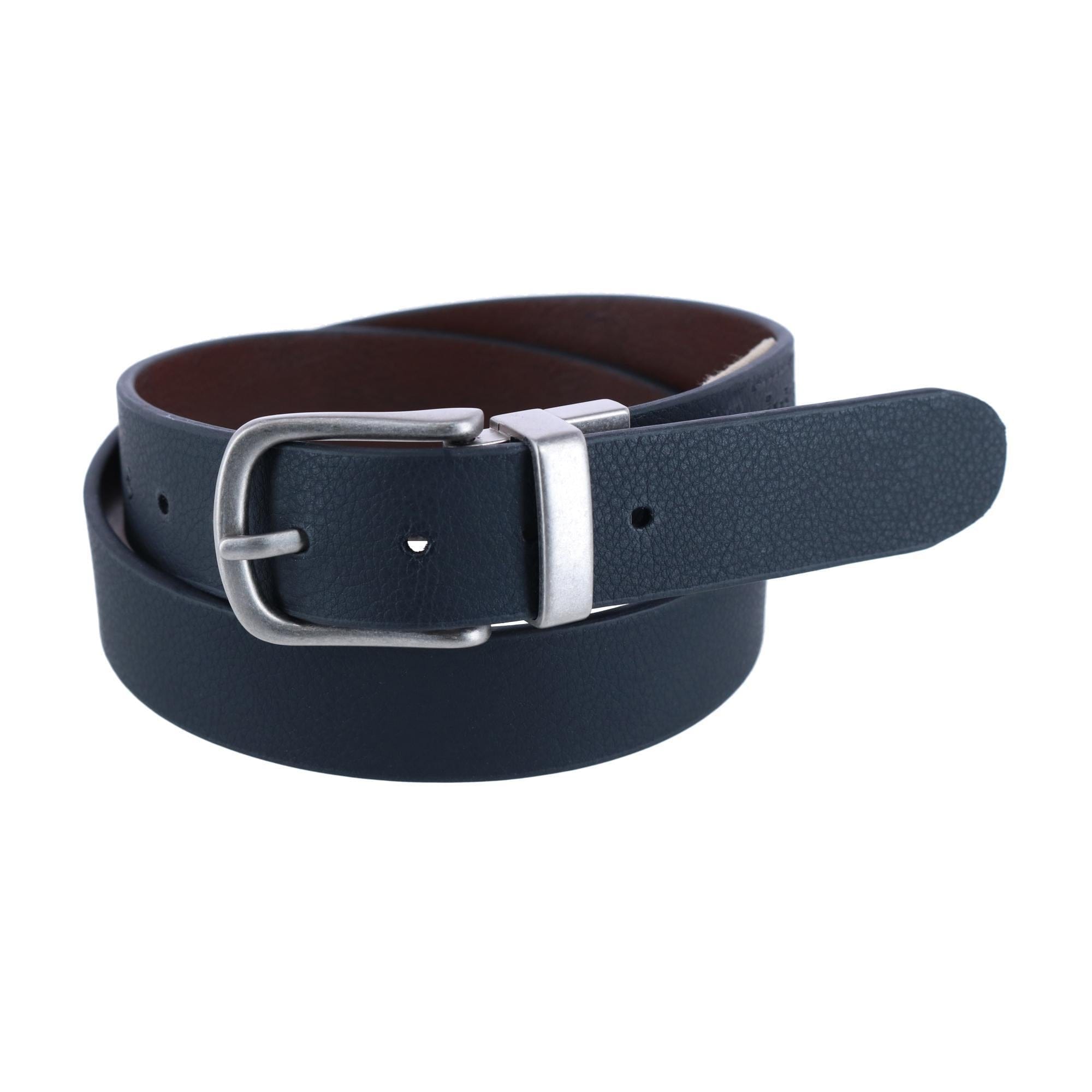 Levis Boy's Reversible Nickel Logo Patch Belt - Brown