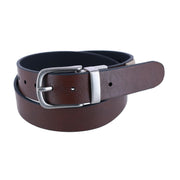 Boy's Reversible Nickel Logo Patch Belt