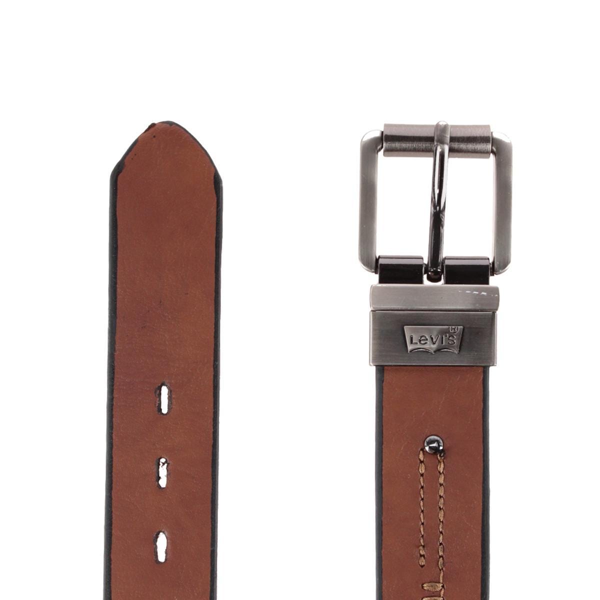 Levis Boy's 2-in-1 Reversible Casual Everyday Belt - Brown/Black
