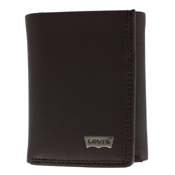 Men's Leather RFID Extra Capacity Trifold Wallet